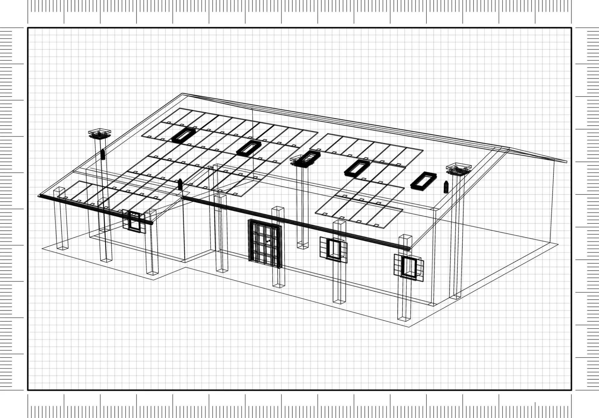 Engineer designing a custom Black-on-Black solar system