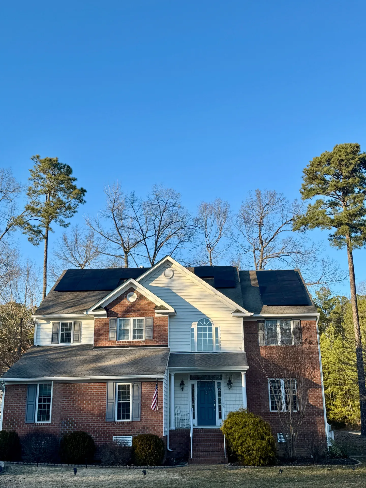 Black-on-Black solar installation on a Richmond home